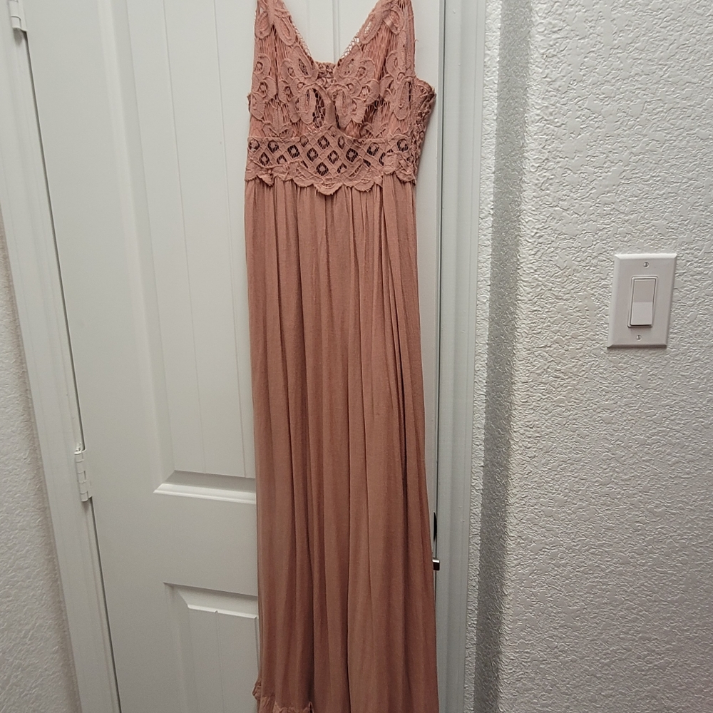 Free people lacey maxi dress, great condition